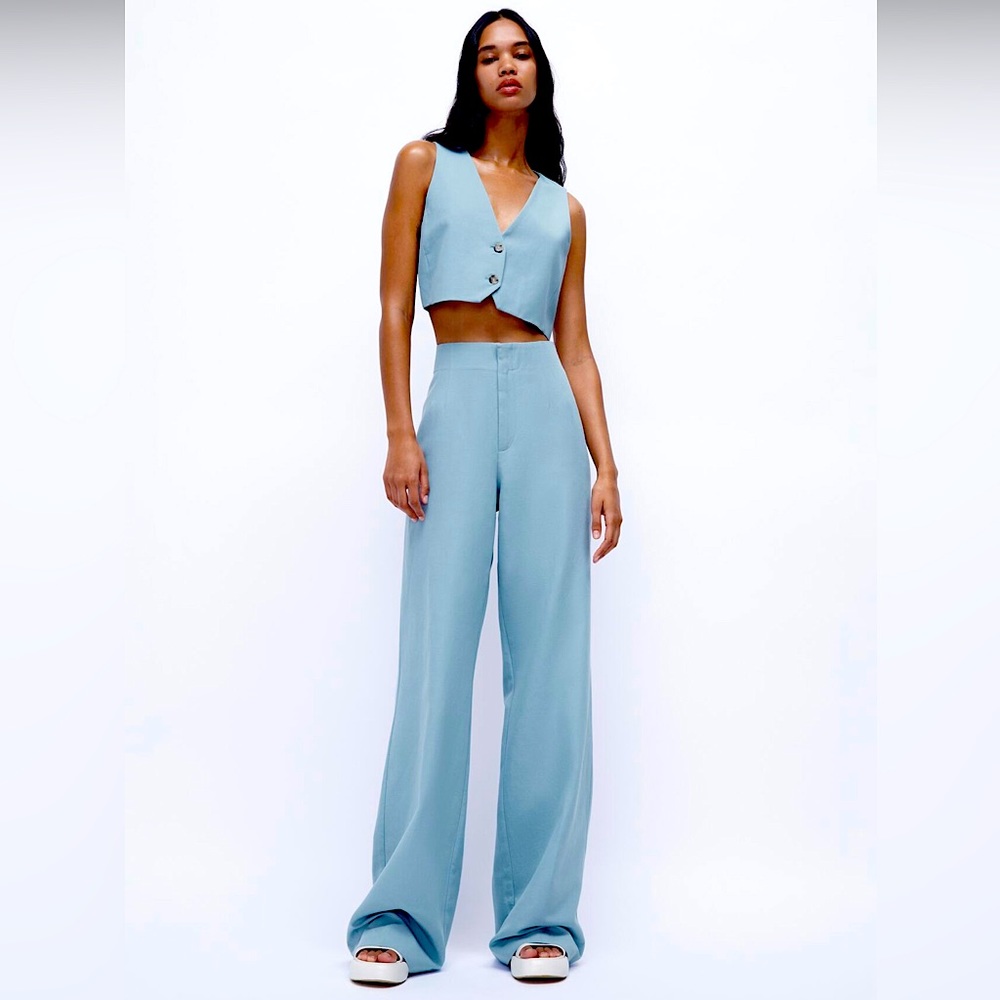 Zara Wide Cotton Pants